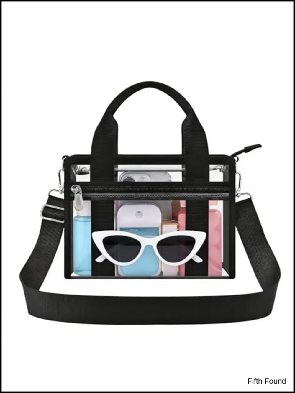 Clear Satchel Bag Stadium Approved Crossbody Purse for Concerts
